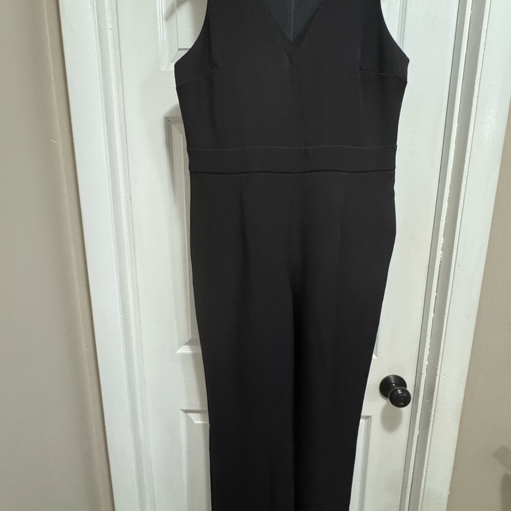 Express Black Sleeveless Jumpsuit